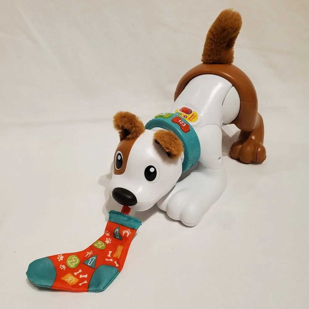 Fisher Price 123 Crawl with Me Puppy Electronic Dog Learning Toy GWW55